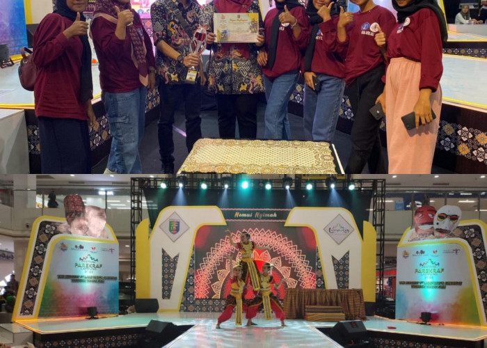 SMPN 11 Mesuji Raih Penghargaan Penyaji Unggulan Terbaik Dalam Festival Pariwisata Ekonomi dan Kreatif Lampung