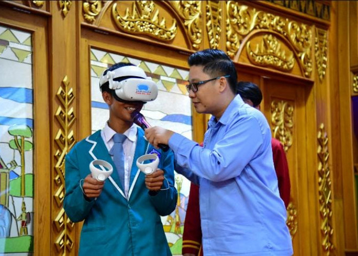 Belajar Metaverse, Siswa SMAN 2 Natar Antusias Kunjungi Universitas Teknokrat Indonesia