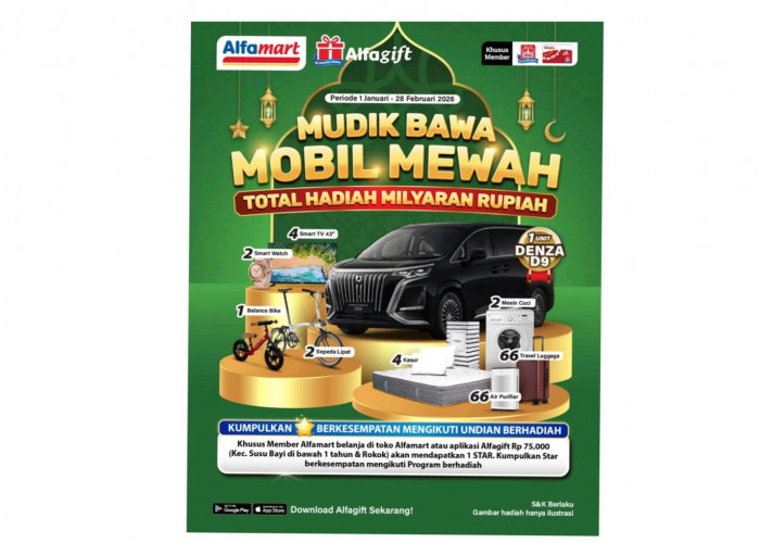 Belanja Rp75 Ribu Bisa Dapat Mobil! Ini Update Undian Alfamart Mudik Bawa Mobil Mewah 2026