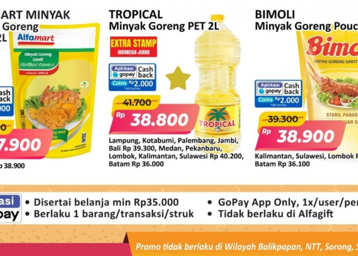 Promo Minyak Goreng Sampai 24 Agustus 2025 di Alfamart, Dijamin Termurah!