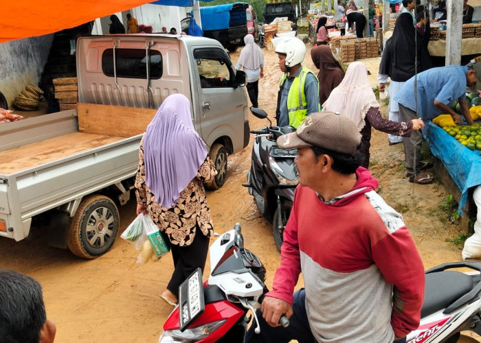 Warga Keluhkan Pasar Pemda KM 2 Makin Semrawut, Pemkab Way Kanan Segera Tertibkan Kendaraan Menghalangi Jalan