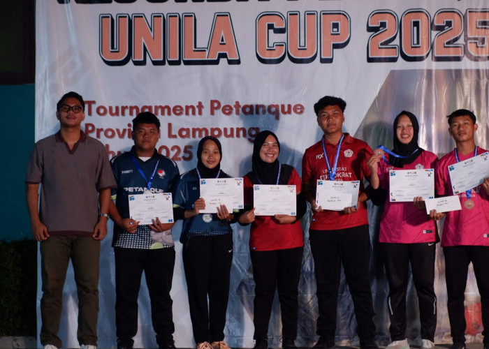 Teknokrat Sabet Juara Umum Kejurda Petanque Unila Cup 2025