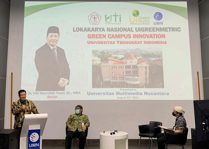 Rektor UTI Jadi Pembicara Lokakarya Nasional UI GreenMetric