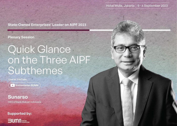 Ajang AIPF, Dirut BRI Bicara Transformasi Digital dan Pemberdayaan UMKM