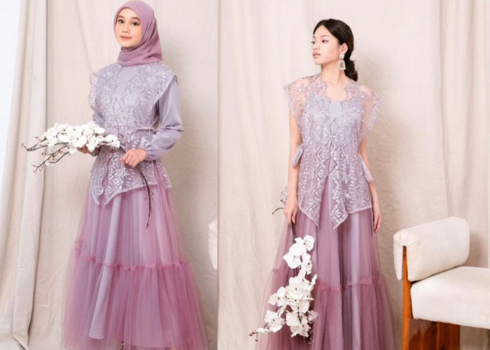 5 Pilihan Dress Kebaya Modern Wanita yang Elegan untuk Berbagai Acara