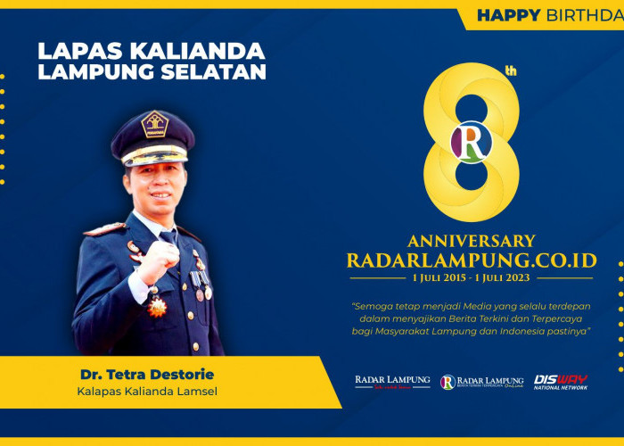 Lapas Kalianda Lampung Selatan: Selamat Milad Radar Lampung Online ke-8