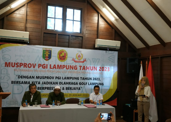 KONI Lampung Beri PR Pengurus Golf Lolos PON Aceh - Sumut