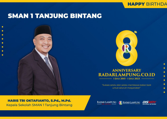 Haris Tri Okfianto: Selamat Ulang Tahun ke-8 Radar Lampung Online