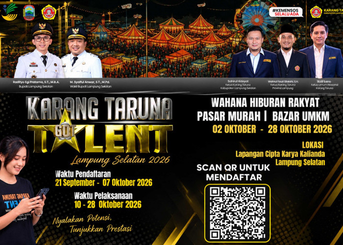 Total Hadiah Puluhan Juta Menanti, Karang Taruna Got Talent 2026 Lampung Selatan Masih Buka Pendaftaran