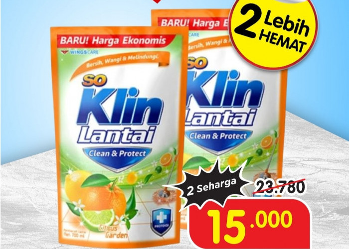 Super Deals Superindo 19 - 25 Juni 2025: Harga Rp 15.000 Bikin Rumah Kinclong Maksimal 