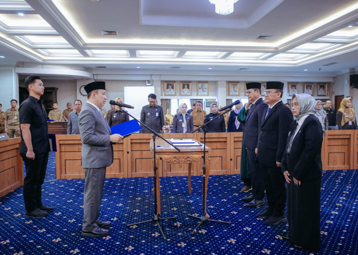 Hery Sadli dan dr. Marzuqi Sayuti Tukar Posisi di Pemprov Lampung