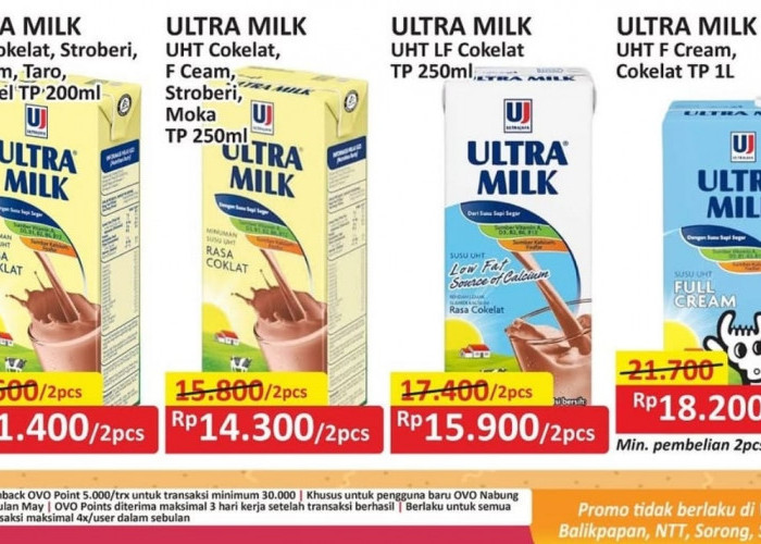 Promo Susu UHT Super Murah Spesial Gajian Untung di Alfamart, Ada Produk Favoritmu?