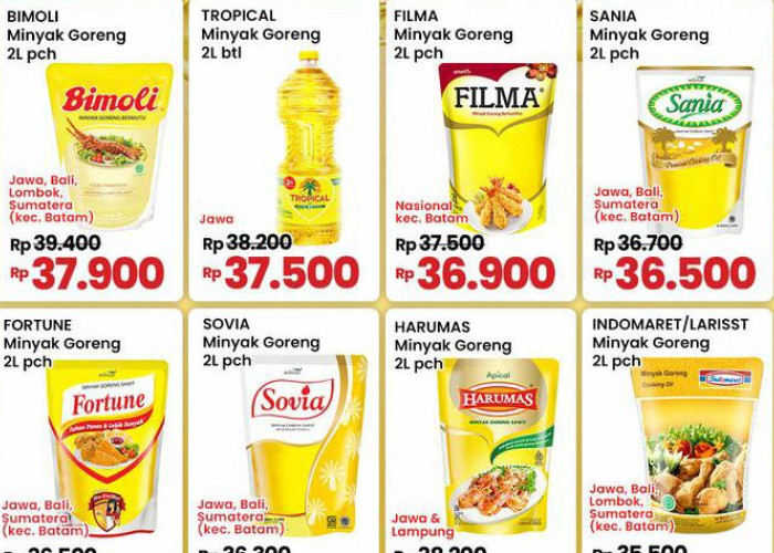 Dapatkan Minyak Goreng Murah Lewat Promo Indomaret, Ini Rinciannya