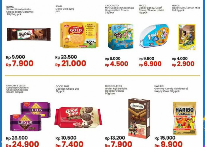 Promo Biskuit Indomaret Spesial Diskon Hemat, Ada Chookies Choco Rp 7 Ribu