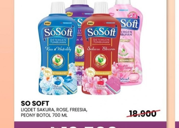 Penuhi Kebutuhan Keluarga Dengan Promo Chandra, Ada Deterjen So Soft Harga Rp 12.500