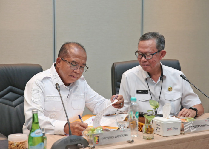 Pj. Gubernur Samsudin Buka Suara Terkait Pengunduran Diri Presley Hutabarat Dari Dirut Bank Lampung