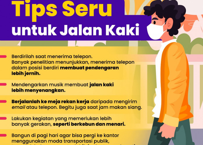Tips Seru Jalan Kaki Ala Kemenkes RI