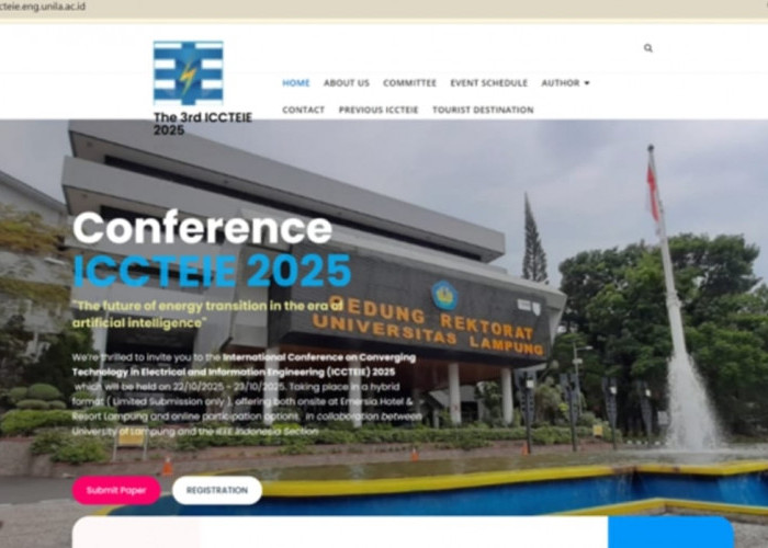 Mantap! Seluruh Prosiding ICCTEIE 2025 FT Unila Resmi Terindeks Scopus  ​