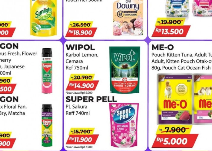 Promo Home Care Paling Murah Sejagat di Alfamart, Ada Makanan Anabul Hanya Rp5 Ribuan!