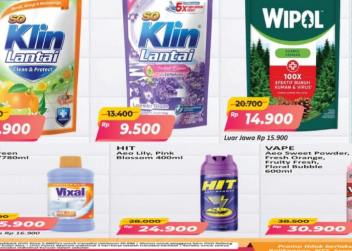 Promo Home Care Alfamart Spesial Produk Pembersih Lantai dan Pengharum Ruangan, Cek Produknya