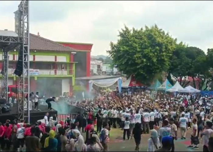 Warna-warni Kebersamaan HUT Bandar Lampung, Ribuan Peserta Sukseskan Color Run 2026