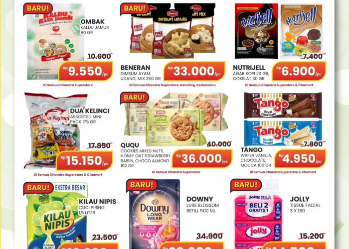 Promo Spesial Akhir Pekan di Chandra Superstore, Mulai dari Kebutuhan Dapur hingga Rumah Tangga