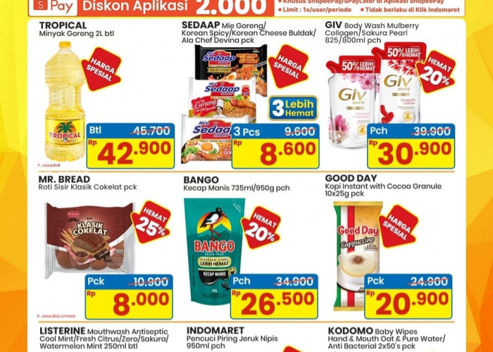Hari Terakhir, Promo 4 Hari Indomaret, Warga Lampung Serbu Minyak Goreng dan Bahan Dapur Murah