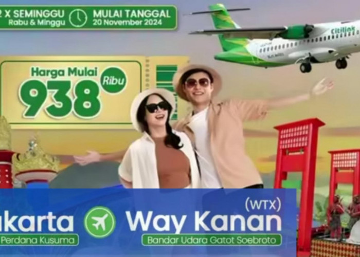 Cek Harga Tiket Pesawat Untuk Penerbangan Way Kanan Lampung ke Jakarta 