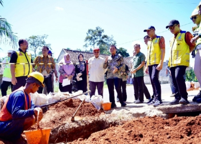 Proyek Air Bersih SPAM IKK Way Sepagasan Sasar 3 Kecamatan di Pringsewu 