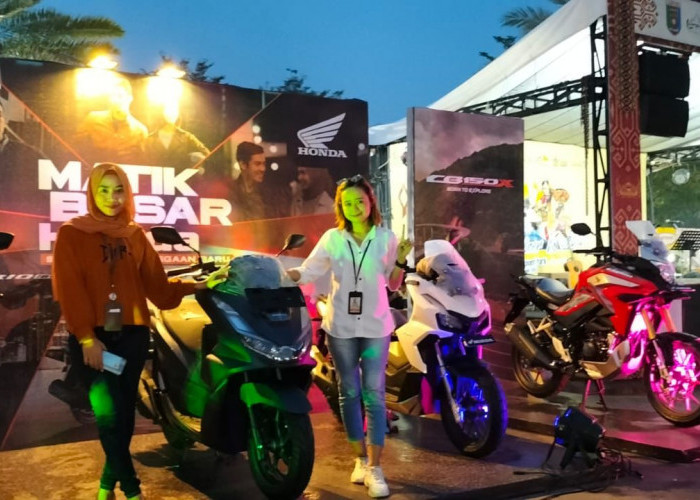 TDM Gelar Exhibition Honda Matic Premium Day Feat Festival Kuliner Krakatau