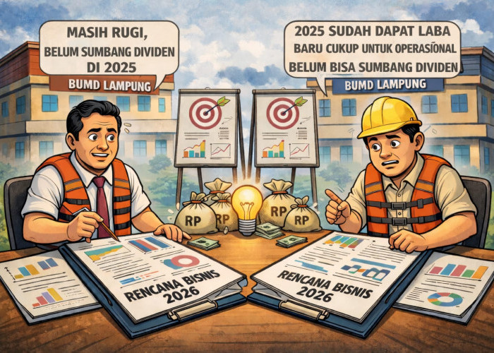 Akui Masih Tekor dan Belum Sumbang Dividen, Ini Bocoran Rencana Bisnis Dua BUMD Lampung di 2026