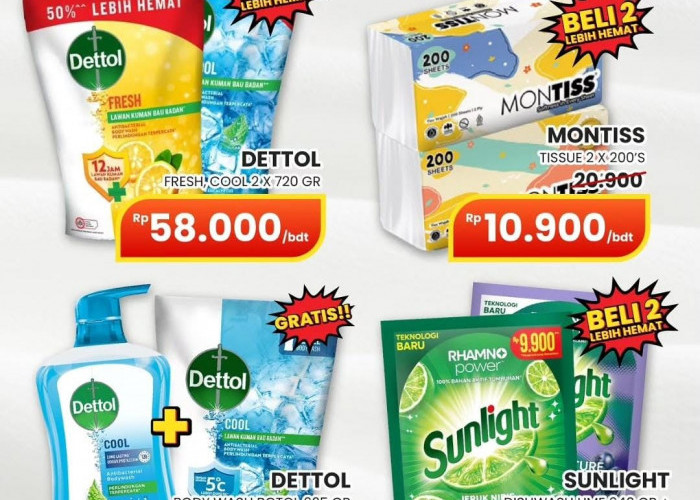 Penuhi Kebutuhan Rumah Tangga Lebih Hemat, Chandra Superstore Gulirkan Promo 'Banded Pick of the Week'