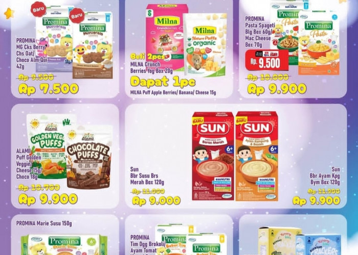 Baby Food Fair Alfamart 16-31 Agustus 2026, Ada Harga Hemat Promina Marie Susu