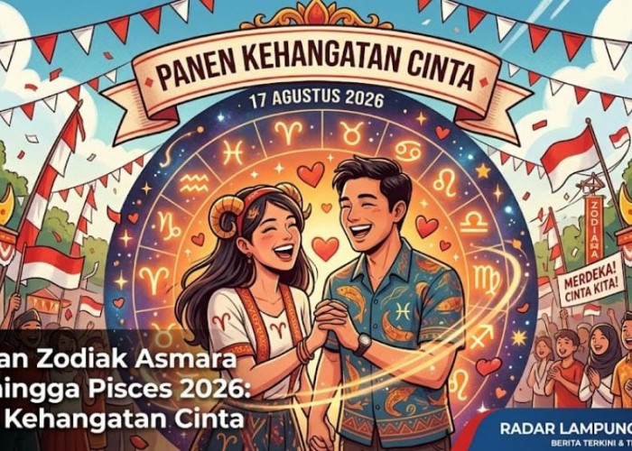 Ramalan Zodiak Asmara 17 Agustus 2026: Aries hingga Pisces Panen Kehangatan Cinta