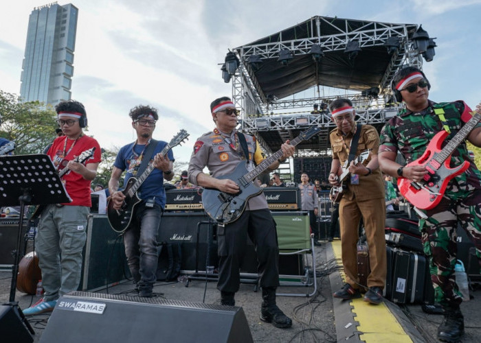Saburai Grand Jam 2025 Pecahkan Rekor MURI Katagori Pertunjukan Band Dengan Musisi Terbanyak