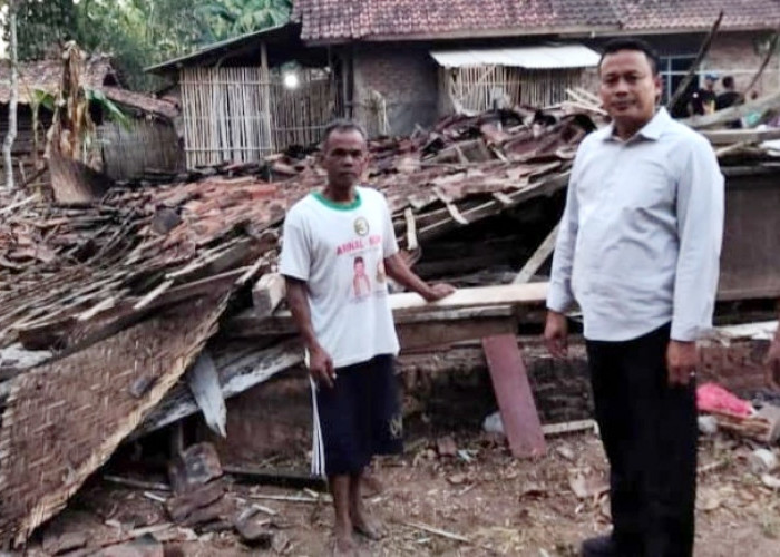Korban Rumah Roboh Akibat Angin Kencang di Pringsewu Lampung Bakal Dapat Bantuan