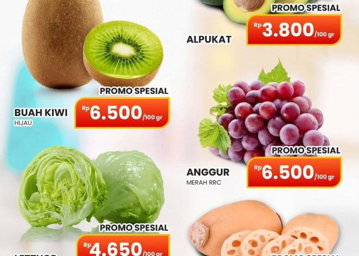 Cek Daftar Harga Promo Buah dan Sayur di Chandra Superstore Hari Ini