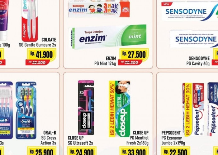Rawat Kesehatan Gigi dan Mulut Dengan Belanja Murah Produk Personal Care di Alfamart, Ini Katalog Lengkapnya