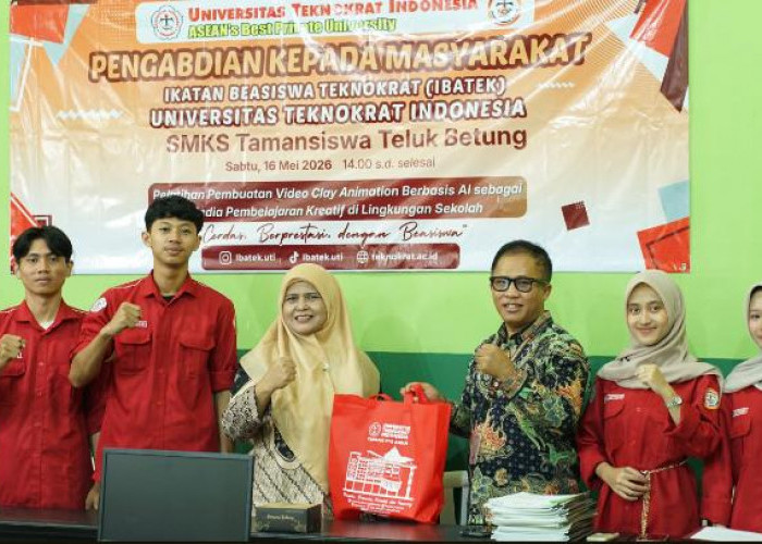 IBATEK Teknokrat Latih Siswa SMKS Tamansiswa Buat Video Clay Animation Berbasis AI