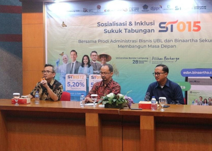 Sosialisasi Dan Inklusi Sukuk Tabungan STO15, Prodi Administrasi Bisnis UBL Dorong Literasi Keuangan Mahasiswa