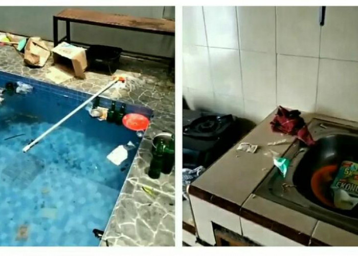 Viral Kondisi Villa di Puncak Bogor Penuh Sampah Botol Berserakan, Warganet: Tidak Beradab