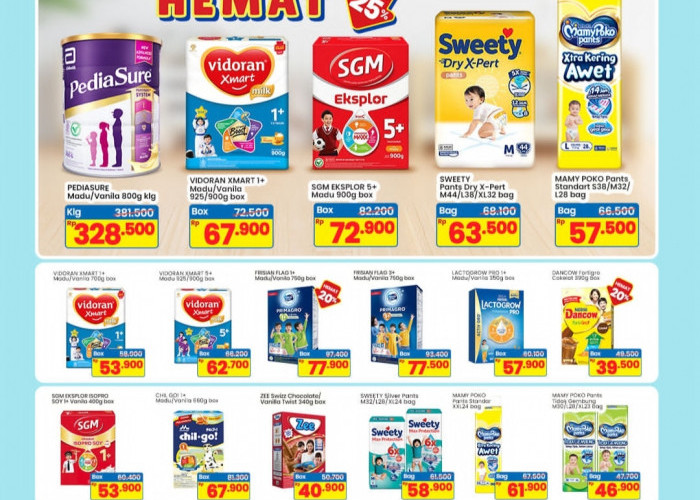 Katalog Promo Indomaret hingga 16 September 2026: Diskon Susu Anak dan Popok Bayi Hemat Hingga 25 Persen