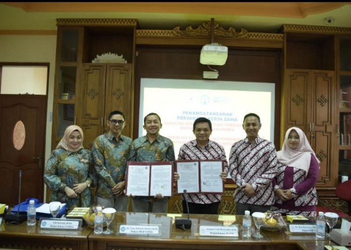 FSIP Universitas Teknokrat Indonesia Tekan Kerjasama dengan FKIP Universitas Majalengka