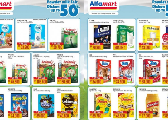 Promo Susu Murah Kategori Powder Milk Fair dari Alfamart, Penuhi Nutrisi Keluarga dengan Produk Berkualitas