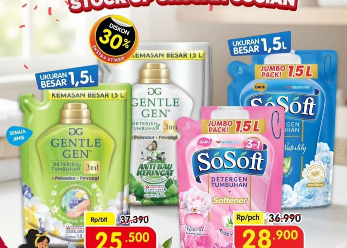 Promo Special Anniversary Deal Superindo: Deterjen Cair Ukuran Jumbo 1,5 Liter Diskon Hingga 30 Persen