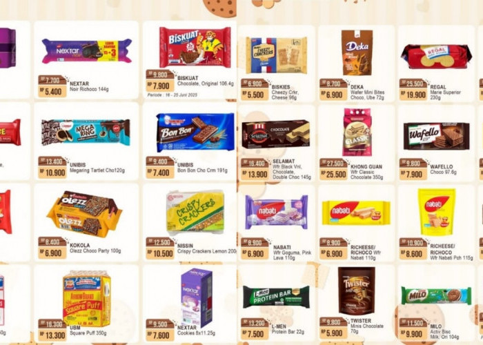Promo Alfamart Hari Ini, Ada Biscuit Favorit Untuk Teman Ngopi dan Minum Teh, Ini Produknya