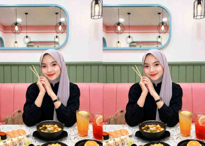 Detail Ekstrem! Prompt Gemini AI Ini Ciptakan Potret Wanita Berhijab Dewy dengan Latar Kafe Sinematik