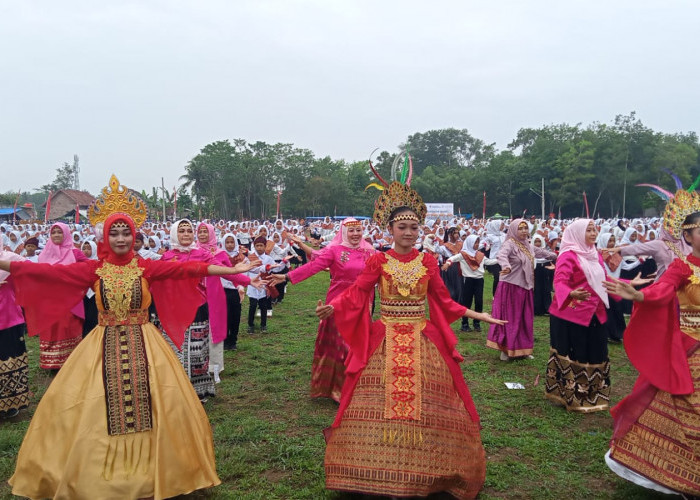 Spektakuler! Pemkab Mesuji Lampung Torehkan Rekor MURI Penari Jao - Jao Terbanyak