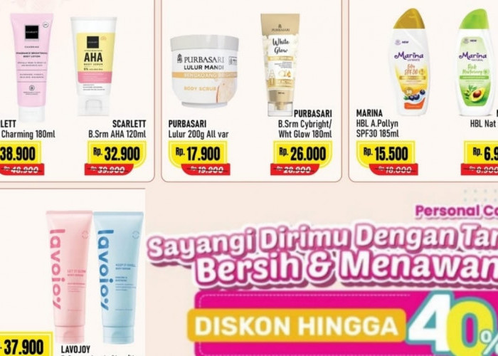 Promo Body Lotion Favorit Dengan Belanja Murah di Alfamart, Cek Katalognya