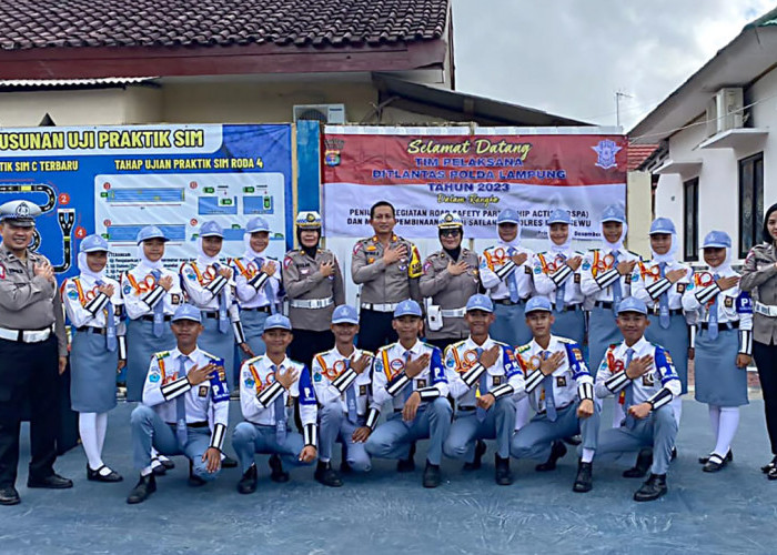 Tim Ditlantas Polda Lampung Nilai RSPA dan Monev Pembinaan PKS Satlantas Polres Pringsewu